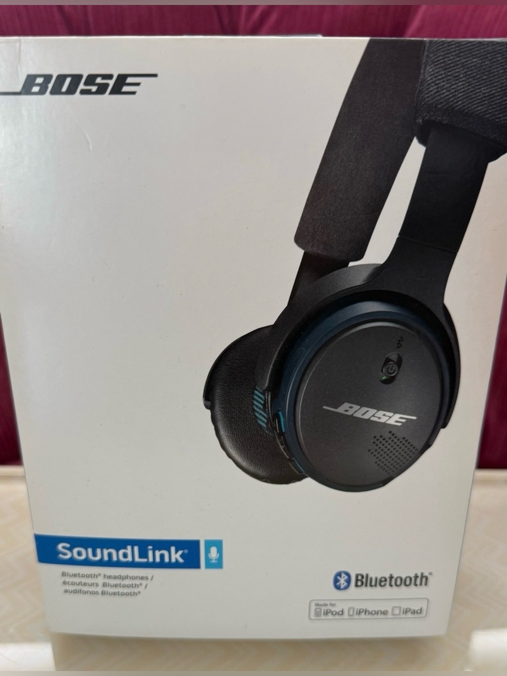 Bose SoundLink Wireless Bluetooth Headphones - BOX ONLY